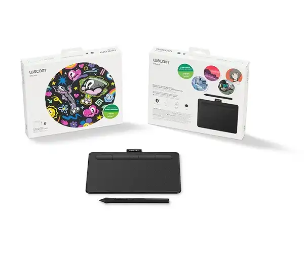 Wacom Intuos S Tablet | Bluetooth Wireless Graphics | 4,096 Pressure Levels