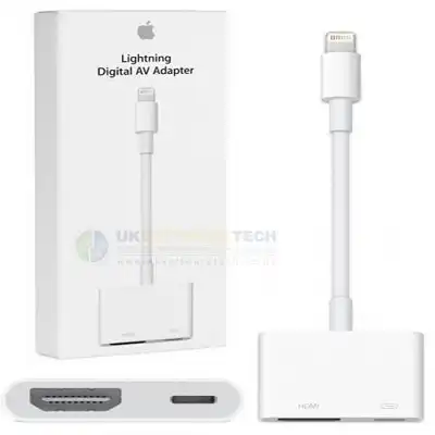 Apple Lightning Digital AV Adapter for iPhone, iPad, iPod – HDMI to Lightning Cable