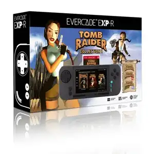 Evercade EXP-R Retro Handheld Gaming Console with Tomb Raider Collection and TATE Mode