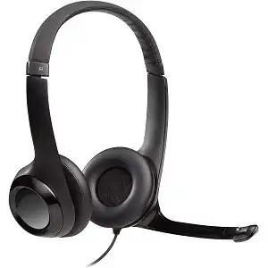 Logitech ClearChat H390 Wired Over-the-head Stereo Headset - Black