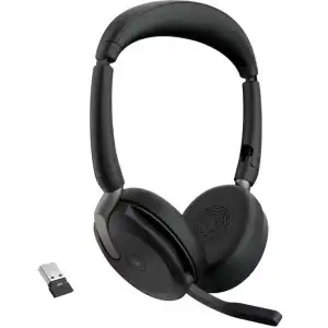 Jabra Evolve2 65 Flex MS Stereo Headset - Best-in-Class ANC | Foldable Design